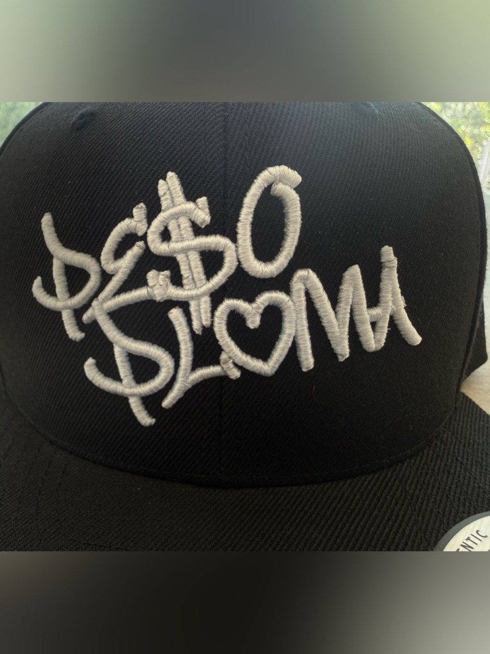 The Classics Yupoong — Peso Pluma Concert Black Snapback Hat — Size OS - Picture 9 of 9